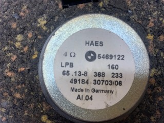 Колонка аудио передняя, ориг. номер 65138368233, BMW 318Ci E46 1997-2003