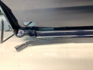 Накладка порога левая, ориг. номер 51777178125, BMW 530i E60 2007-2010