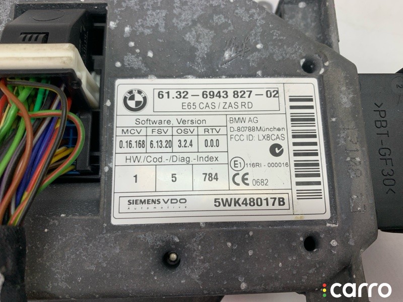 Выключатель зажигания BMW 740i E65 2005-2008, 61326943827, фото 7