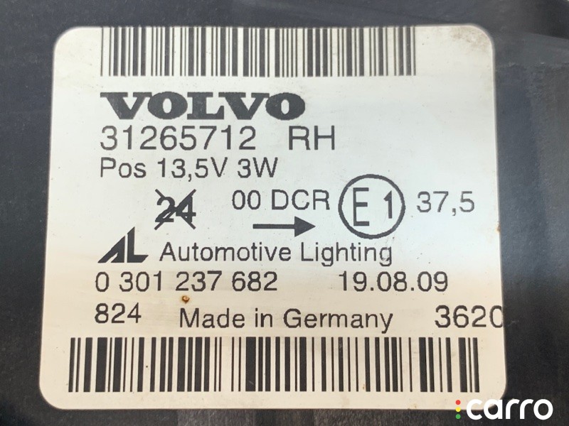 Фара передняя правая Volvo V50 2007-2012, 32206145, фото 5