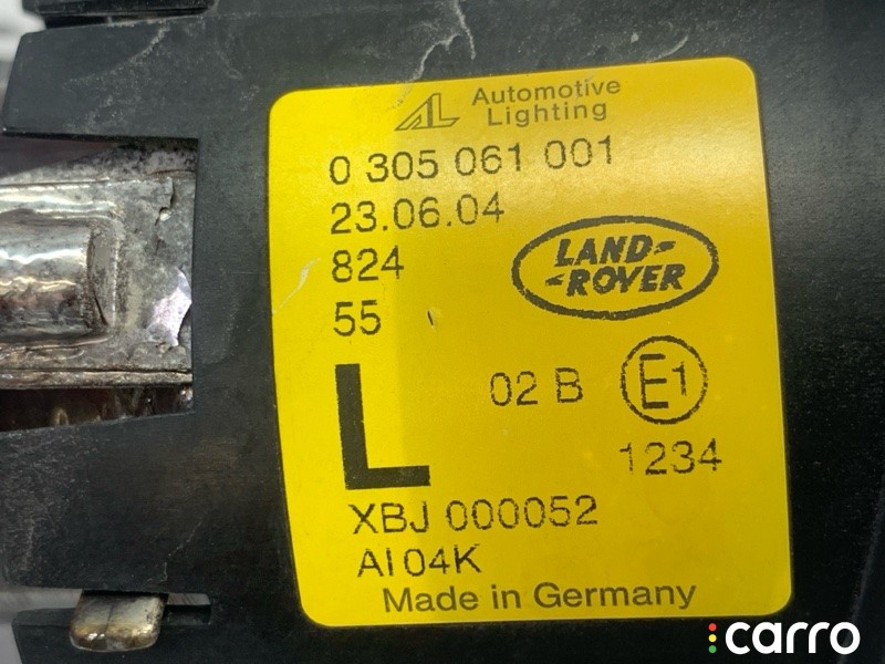 Фара противотуманная передняя левая Land Rover Range Rover L322 2002-2005, XBJ000052, фото 6