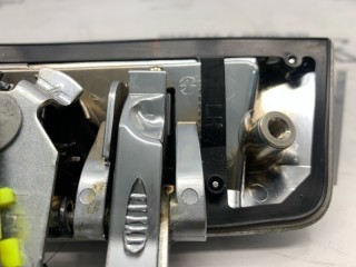 Ручка двери внешняя передняя левая, ориг. номер 80607CD00B, Nissan Fairlady Z 2002-2005