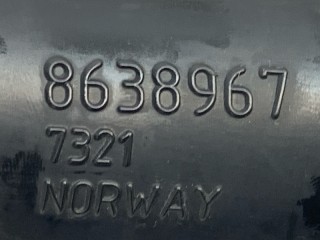 Патрубок интеркулера, ориг. номер 8638967, Volvo XC90 2002-2006