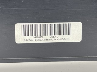 Накладка центральной консоли передняя левая, ориг. номер 39808570, Volvo V70 2007-2013