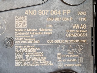 Блок бортовой сети (блок управления BCM), ориг. номер 4N0907064FP, Audi A6 C8 (S6,RS6) 2018-2023