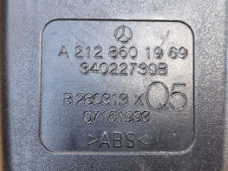 Замок ремня безопасности, Mercedes E W212 2009-2013