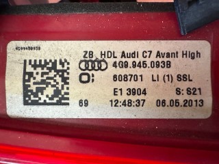 Фонарь крышки багажника левый, Audi A6 Allroad C7 2012-2014