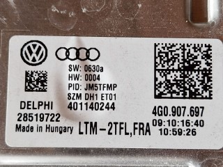 Блок управления светом, ориг. номер 4G0907697, Volkswagen Touareg 2 2014-2018