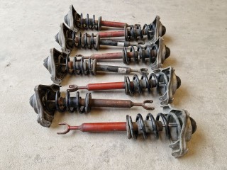 Стойка передняя левая, ориг. номер 4F0413031AN, 4F0413031AP, Audi A6 C6 (S6,RS6) 2004-2008