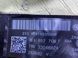 ремень безопасности передний правый, ориг. номер 3C1857706F, Volkswagen Passat B6 1997-2001