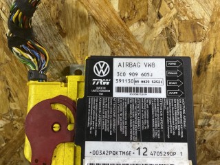 блок управления подушками безопасности, ориг. номер 3C0909605J, Volkswagen Passat B6 2005-2010