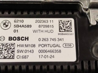 Комплект проекции на лобовое стекло, ориг. номер 9826316, 5B4A589, 8784909, BMW X4 G02 рест 2021-2025
