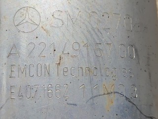 глушитель, ориг. номер A2214915700, A2214916900, Mercedes-Benz S W221 2005-2009