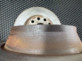 диск тормозной, ориг. номер 90R02C0250, Volkswagen Sharan 2 поколение 2010-2015