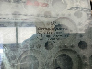 стекло двери задней левой, ориг. номер A2037351710, Mercedes-Benz C W203 [рестайлинг] 2004-2008