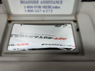 солнцезащитный козырек левый, ориг. номер A2038101510, Mercedes-Benz C W203 2000-2004