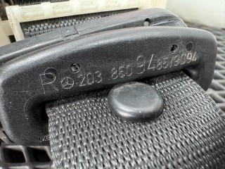 ремень безопасности задний правый, ориг. номер A2038609485, Mercedes-Benz C W203 2000-2004