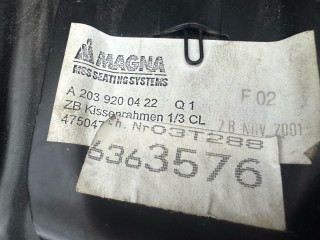 сиденье заднее, ориг. номер A2039200550, Mercedes-Benz C W203 2000-2004