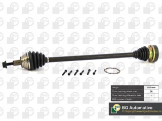 Полуось передняя правая (приводной вал, ШРУС), Audi A3 8P [рестайлинг]