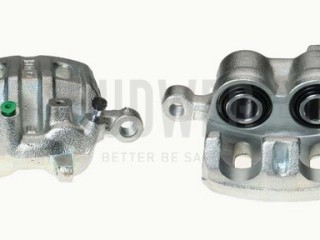 Суппорт передний левый, ориг. номер MB858404, MB858406, MB858392, Mitsubishi Challenger 1 поколение 1996-2000