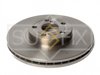 ДИСК ТОРМОЗНОЙ ПЕРЕДНИЙ, ориг. номер 4351205040, Toyota Avensis Verso 1 поколение 2001-2003
