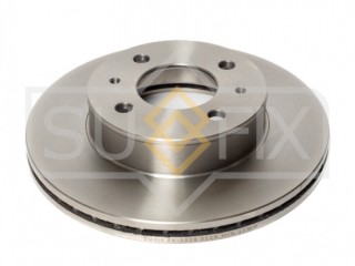 Диск тормозной передний, ориг. номер 5171225060, 5171225061, 5171225010, Hyundai Verna 1 поколение 1999-2003