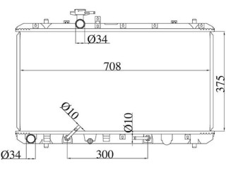 Радиатор (основной), ориг. номер 1770080JC0, 71742136, 1770079J00, 71742122, 71747007, 1770079J00000, 1770079J00A00, 1770079J10, 1770079J10000, 1770079J10A00, 1770080J00, 1770080JA0, 1770080JA0000, 1770080JB0, 1770080JC0000, 1770080JC1, 1770080JD0, 1770080JD0000, 1770080JD1, Z70736R, Fiat Sedici 1 поколение [рестайлинг] 2011-2014