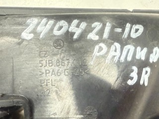Ручка двери салонная внутренняя, ориг. номер 5JB867012, Skoda Rapid I 2012-2017
