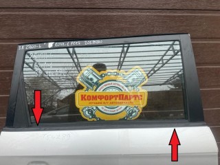 Молдинг под опускное стекло внешний, ориг. номер 832202K000, Kia Soul I 2008-2011