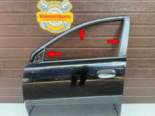 Уплотнительная резинка вокруг стекла двери, ориг. номер 825301G000, Kia Rio II 2005-2009