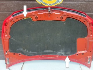 Шумоизоляция утеплитель капота Suzuki SX4 I 2006-2014, 7244079J02