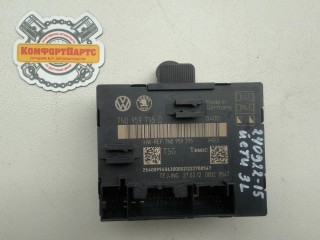 Блок комфорта двери, ориг. номер 7N0959795D, Skoda Superb II 2008-2013