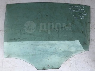 Стекло двери задней левой, ориг. номер 3C5845025, B605RDLH, Volkswagen Passat B6 2005-2010