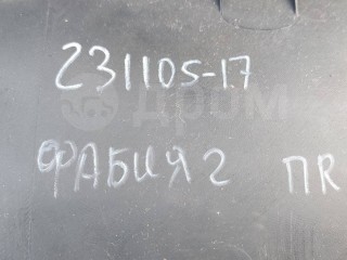 Обшивка (карта) двери передней правой, ориг. номер 5J0867012E, Skoda Fabia II 2007-2010