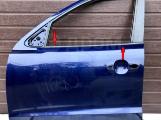 Молдинг под опускное стекло внешний, ориг. номер 822102B000, Hyundai Santa Fe II 2005-2010