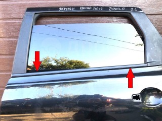 Молдинг под опускное стекло внешний, ориг. номер 82821EY10A, Nissan Qashqai+2 I 2008-2010