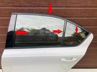 Молдинг верхний над стеклом, ориг. номер 5E5839431A5AP, Skoda Octavia III 2013-2017