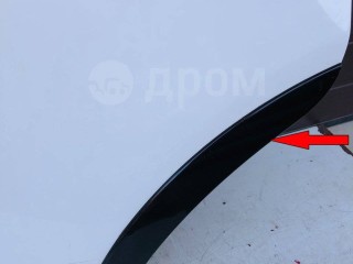 Молдинг (расширитель) двери вертикальный, ориг. номер K0F46ABG50, Kia Soul II 2013-2016