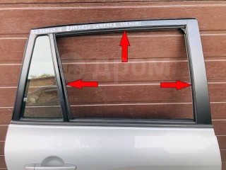 Уплотнительная резинка вокруг стекла двери, ориг. номер 6814242040, Toyota RAV4 III 2005-2008