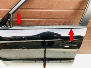 Молдинг под опускное стекло внешний, ориг. номер 822102K000, Kia Soul I 2008-2011