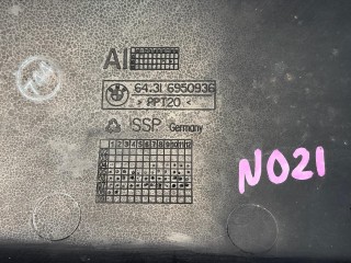 крышка корпуса салонного фильтра правая, ориг. номер 64316913504, 64316950936, 6950936, 6913504, BMW 5 E60/E61 [рестайлинг] 2007-2010