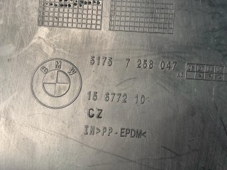 защита днища задняя, ориг. номер 7258047, 51757258047, BMW 3 F30/F31 2008-2013
