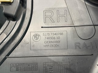 защита днища задняя правая, ориг. номер 51757340788, 7340788, BMW 5 G30/G31 2016-2020