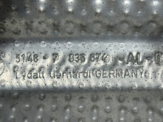 тепловой экран глушителя, ориг. номер 51487036674, 7036674, BMW 7 E65/E66 [рестайлинг] 2005-2008