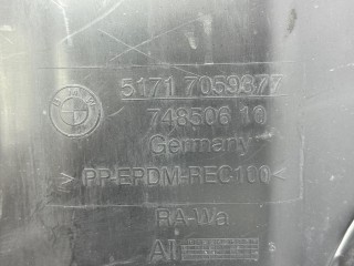 задняя часть подкрылка переднего левого, ориг. номер 7059377, 51717059377, BMW 3 E90/E91 2004-2008