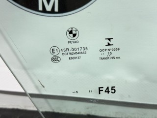 стекло двери передней правой, ориг. номер 51337296392, 7296392, BMW 2 Active Tourer F45 2014-2018