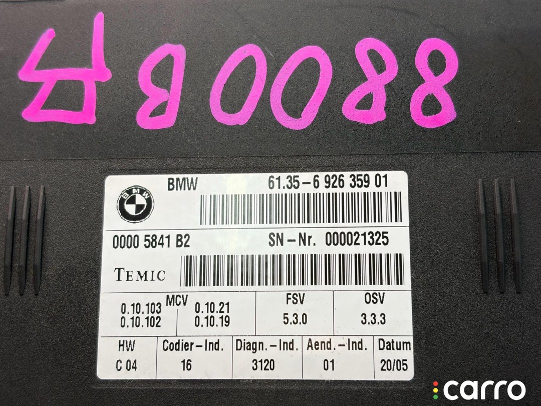 ЭБУ сиденья переднее BMW 3 E90/E91 2004-2008, 61359148265, фото 9