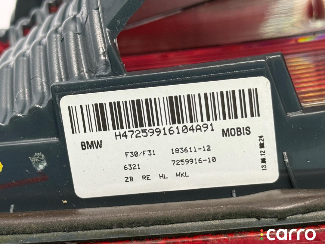 фонарь крышки багажника правый BMW 3 F30/F31 2011-2016, 63217372794, фото 6