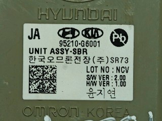 Блок управления ремнем безопасности, ориг. номер 95210-G6001, Kia Picanto 2017-2021