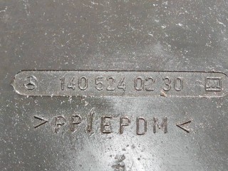 Защита днища, ориг. номер 1405240230, Mercedes S W140 1994-1996